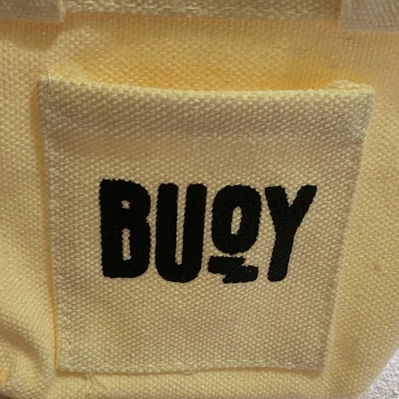 NWOT Buoy Cream Mini Canvas Tote Bag - Picture 3 of 8
